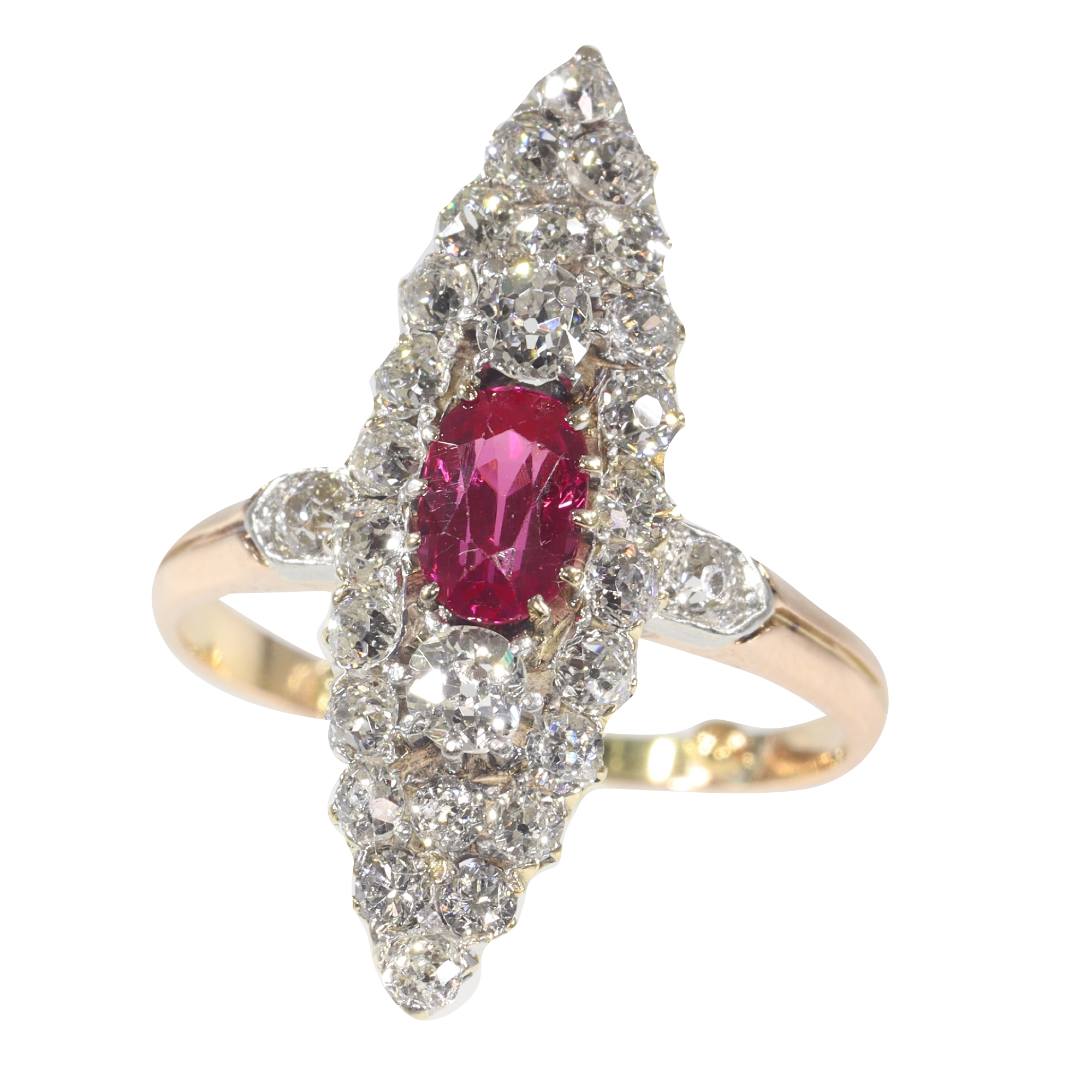Romantic Red: The Timeless Allure of a Victorian Ruby Ring